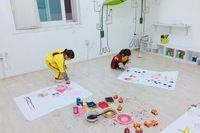 퍼포먼스-자동차바퀴그림
