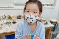 도자기공예 - 코스모스접시