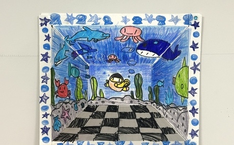 기법활용 - 착시그림